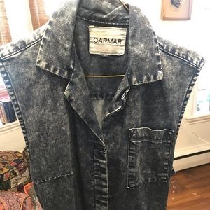 Darkwash carmar jumpsuit